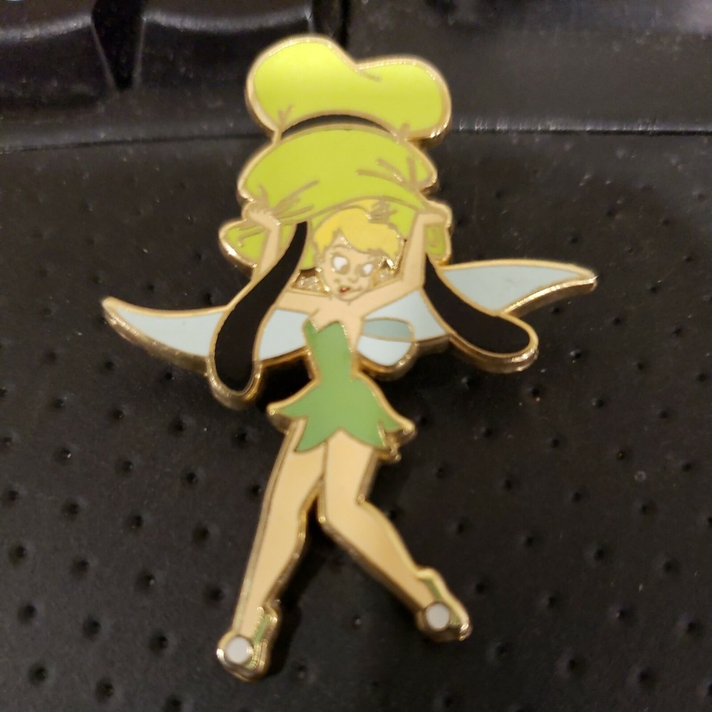 Disney Pin Tinker Bell with Giant Goofy hat Goofin' Around Crossed Eyed AP 37729